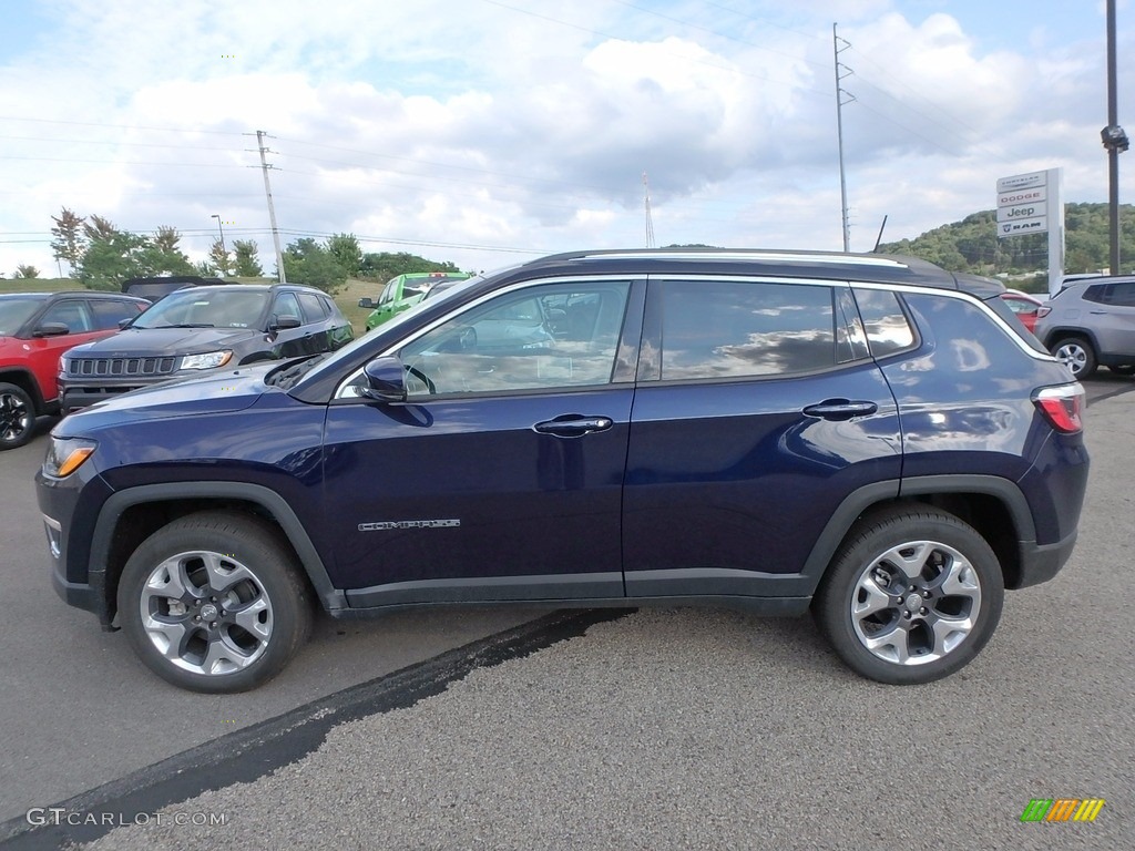 2018 Compass Limited 4x4 - Jazz Blue Pearl / Black photo #8