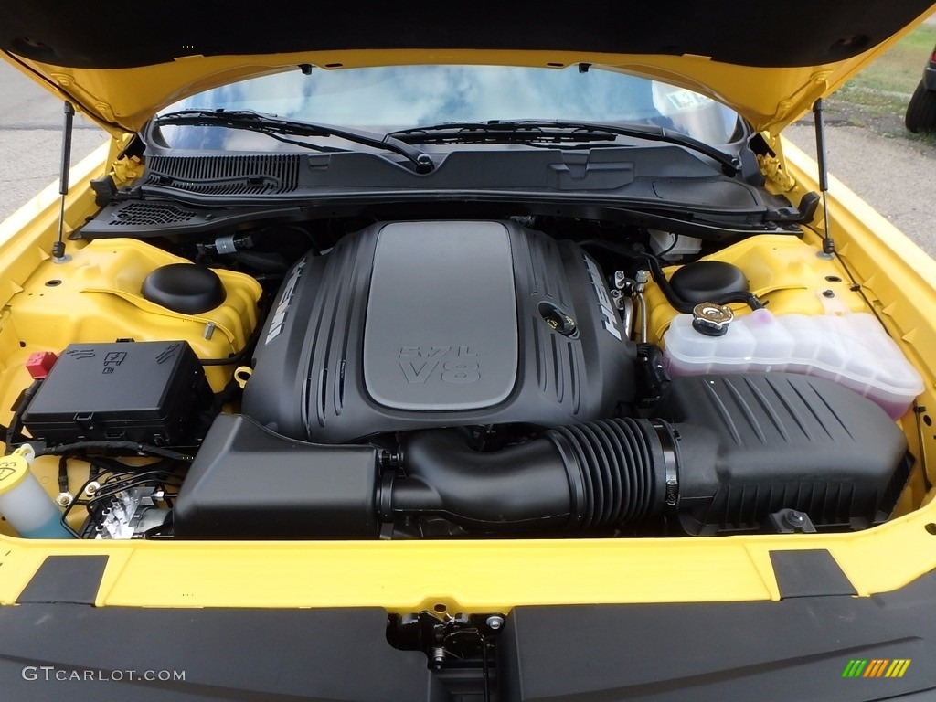 2018 Dodge Challenger R/T 5.7 Liter HEMI OHV 16-Valve VVT MDS V8 Engine Photo #122497094