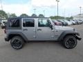 2017 Billet Silver Metallic Jeep Wrangler Unlimited Sport 4x4  photo #4