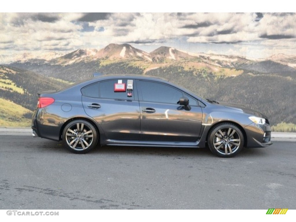2017 WRX Premium - Dark Gray Metallic / Carbon Black photo #2