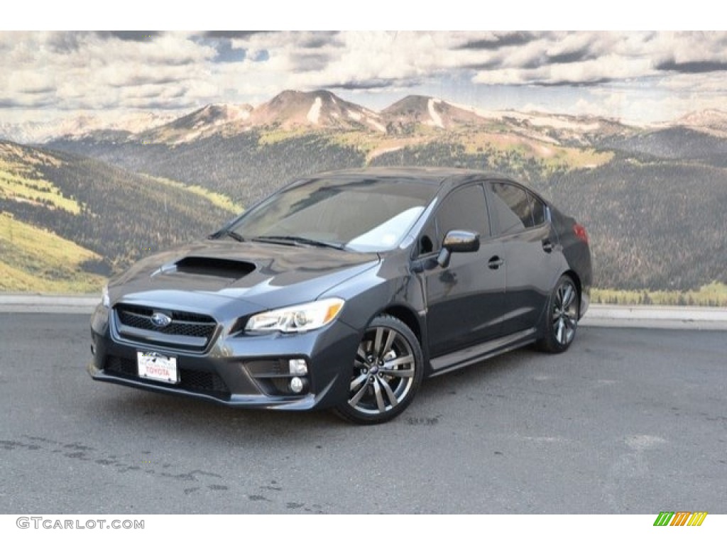 2017 WRX Premium - Dark Gray Metallic / Carbon Black photo #5