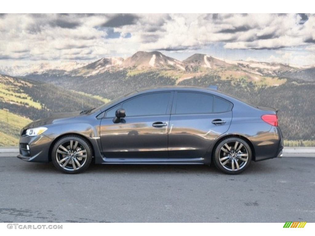 2017 WRX Premium - Dark Gray Metallic / Carbon Black photo #6