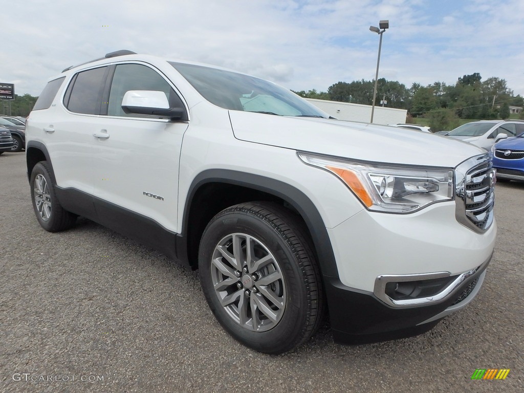 White Frost Tricoat 2018 GMC Acadia SLE AWD Exterior Photo #122497688