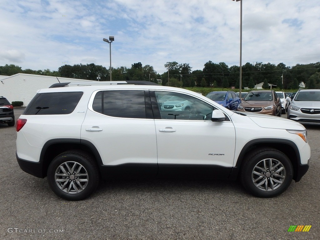 White Frost Tricoat 2018 GMC Acadia SLE AWD Exterior Photo #122497697
