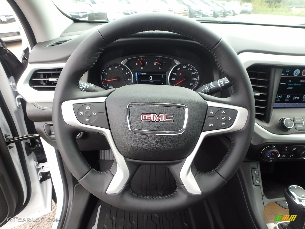 2018 GMC Acadia SLE AWD Jet Black Steering Wheel Photo #122497832