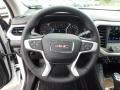 Jet Black 2018 GMC Acadia SLE AWD Steering Wheel