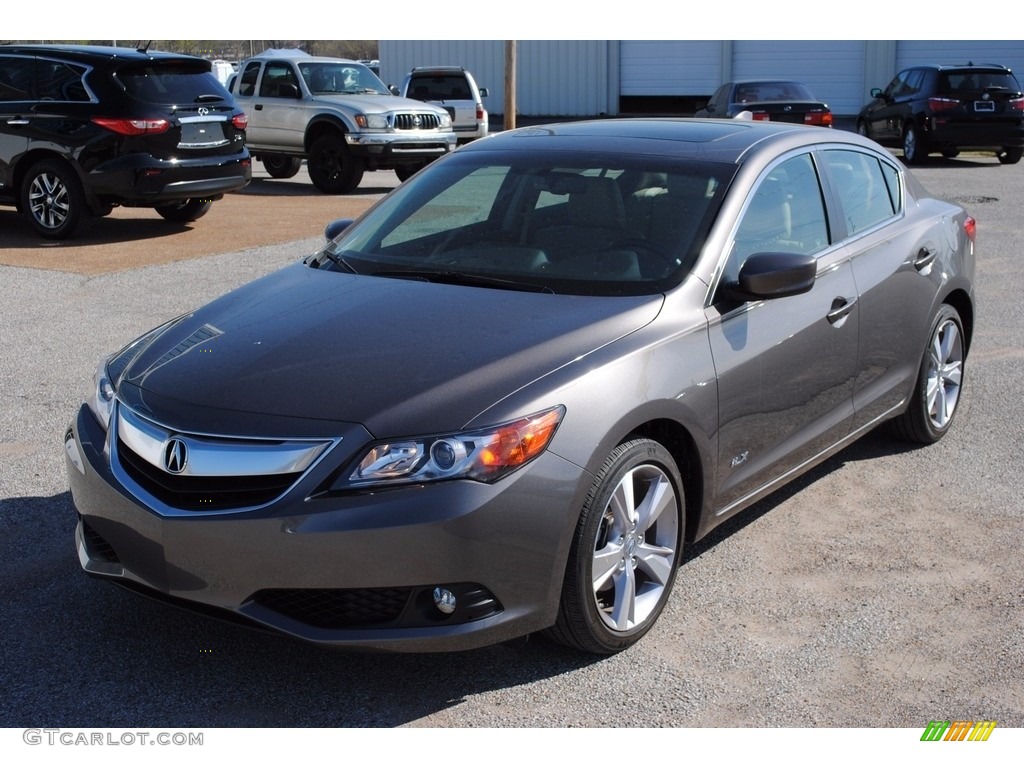 2013 ILX 2.0L Premium - Polished Metal Metallic / Parchment photo #1