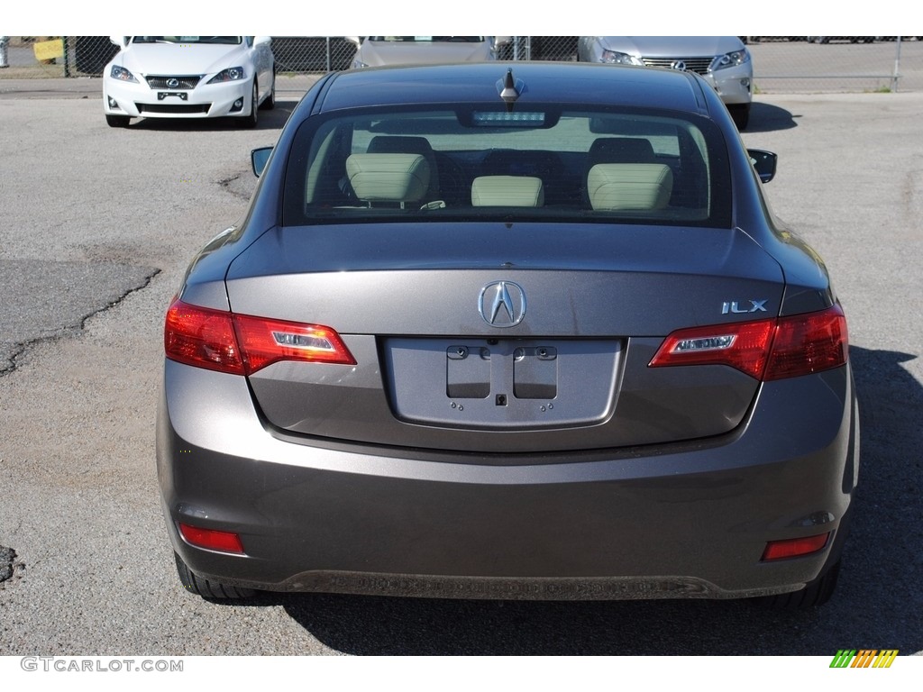 2013 ILX 2.0L Premium - Polished Metal Metallic / Parchment photo #4