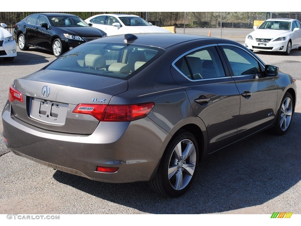 2013 ILX 2.0L Premium - Polished Metal Metallic / Parchment photo #5