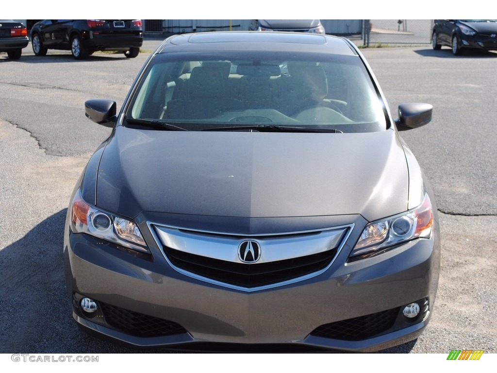 2013 ILX 2.0L Premium - Polished Metal Metallic / Parchment photo #8