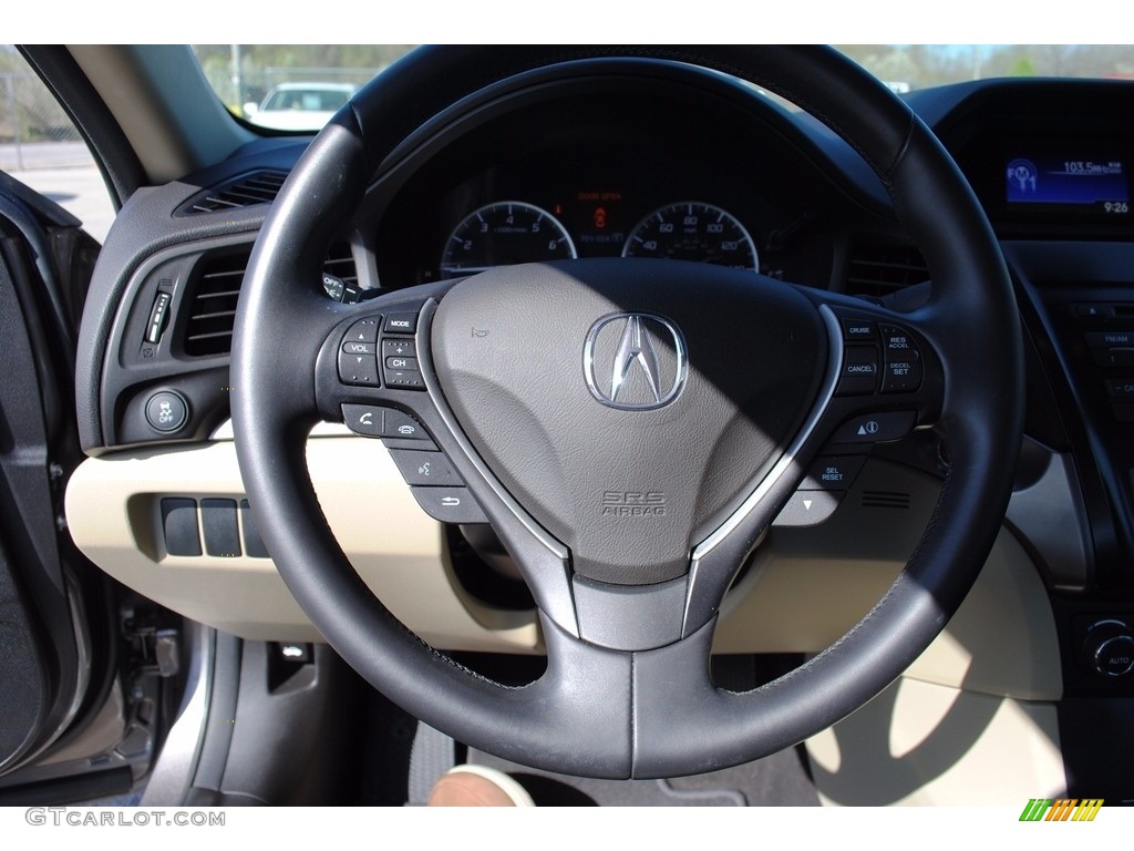 2013 ILX 2.0L Premium - Polished Metal Metallic / Parchment photo #13