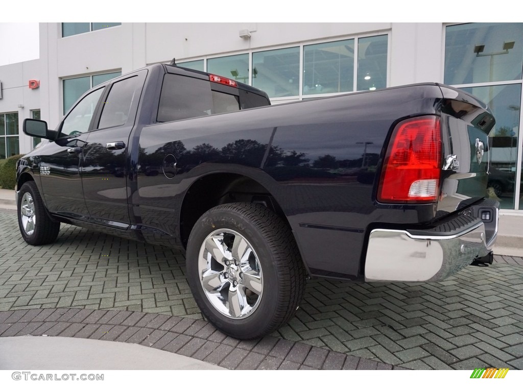 2017 1500 Big Horn Quad Cab - True Blue Pearl / Black/Diesel Gray photo #2