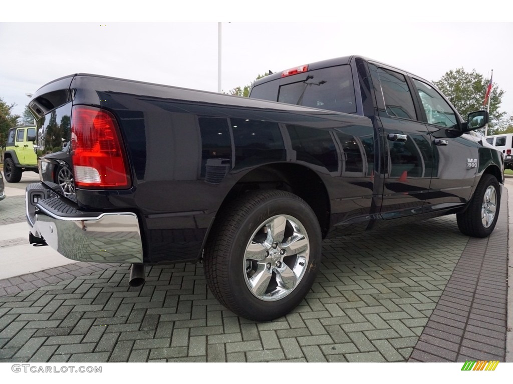 2017 1500 Big Horn Quad Cab - True Blue Pearl / Black/Diesel Gray photo #3