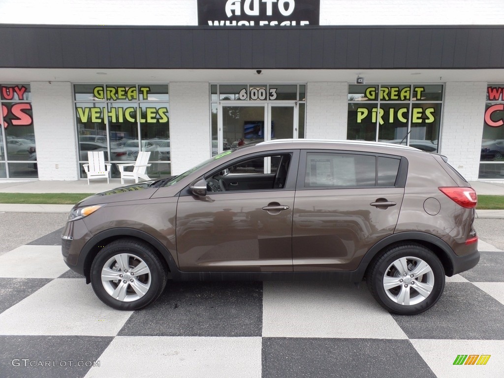 2013 Sportage LX - Sand Track / Alpine Gray photo #1