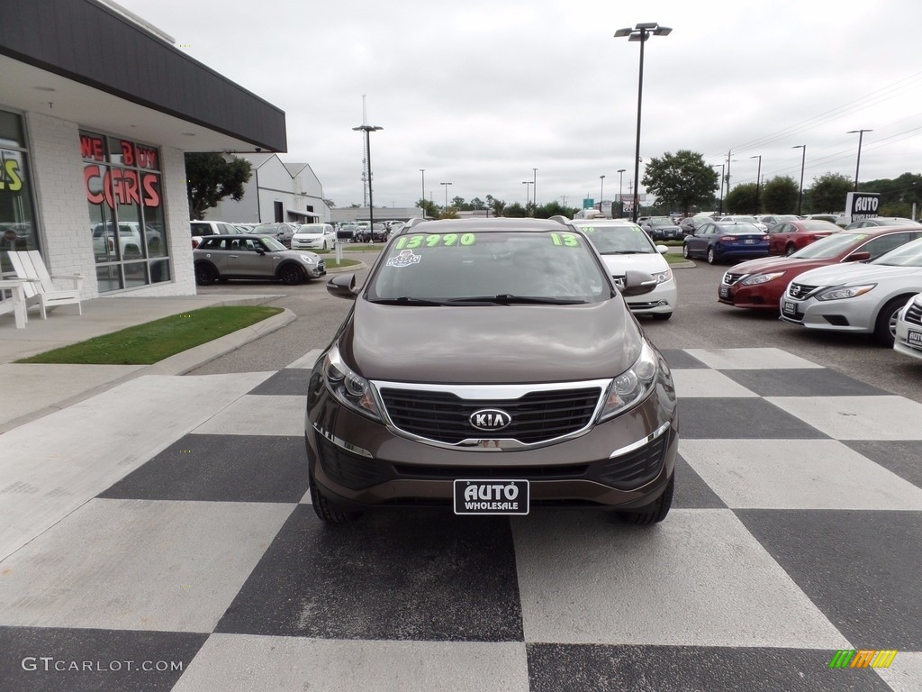2013 Sportage LX - Sand Track / Alpine Gray photo #2