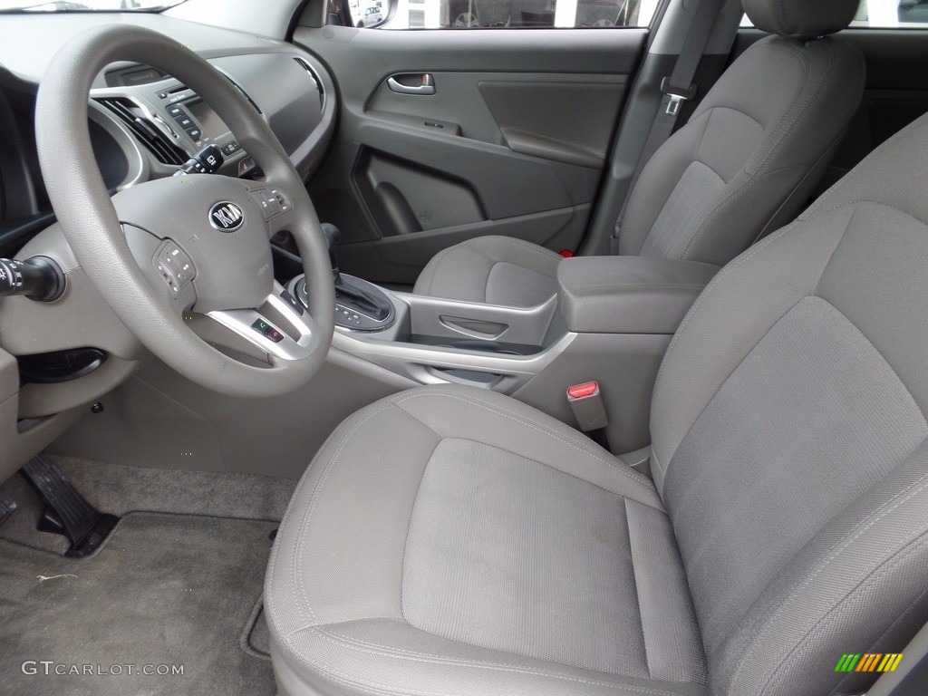 2013 Sportage LX - Sand Track / Alpine Gray photo #11