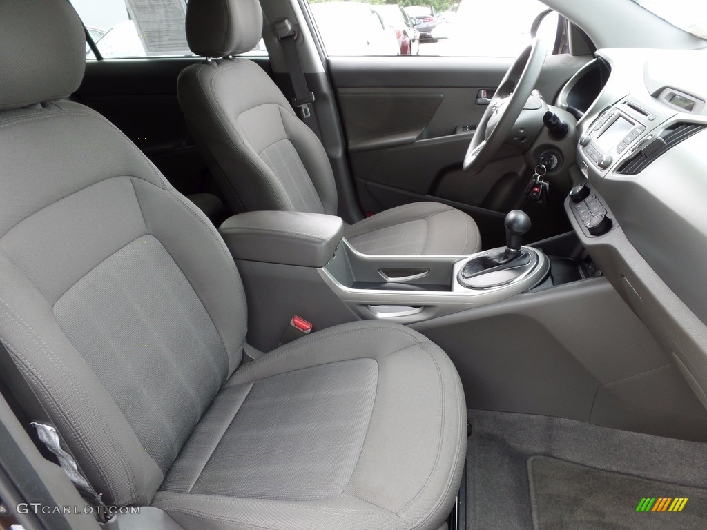2013 Sportage LX - Sand Track / Alpine Gray photo #13