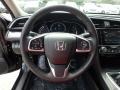 Black 2017 Honda Civic EX-T Sedan Steering Wheel