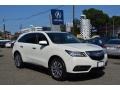 2015 White Diamond Pearl Acura MDX SH-AWD Technology  photo #1