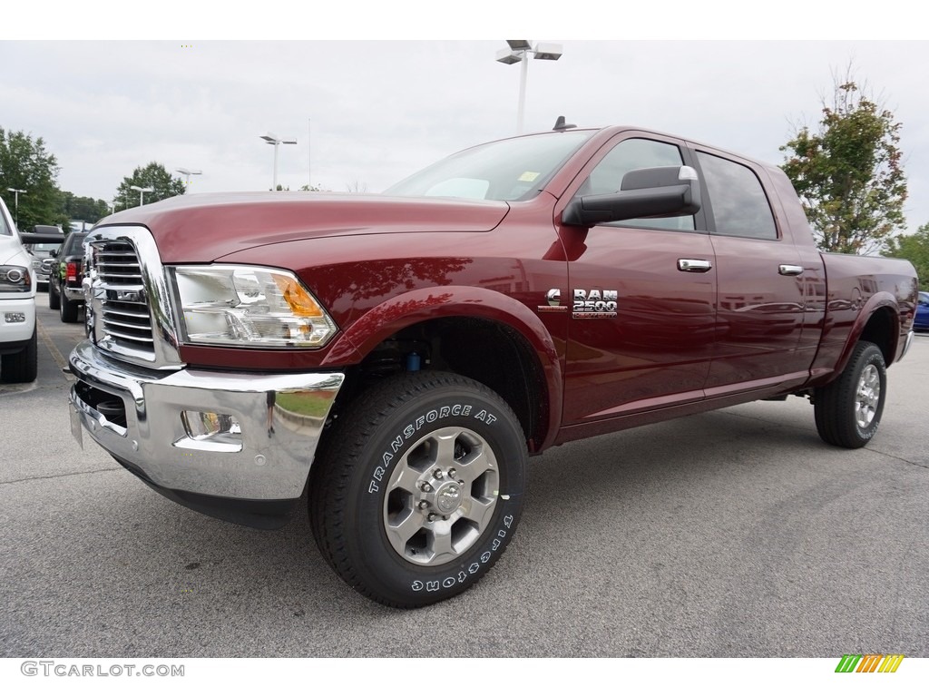 Delmonico Red Pearl 2017 Ram 2500 SLT Mega Cab 4x4 Exterior Photo #122503568
