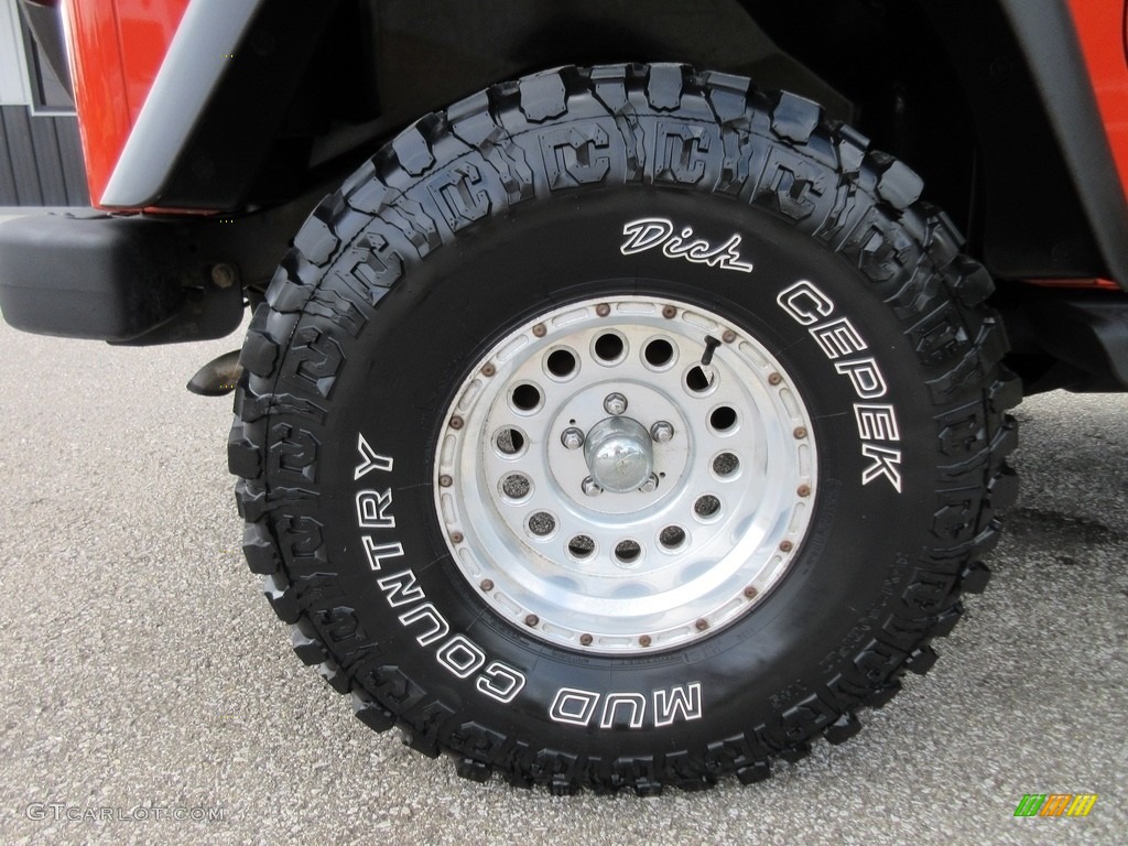 2005 Wrangler X 4x4 - Impact Orange / Dark Slate Gray photo #9