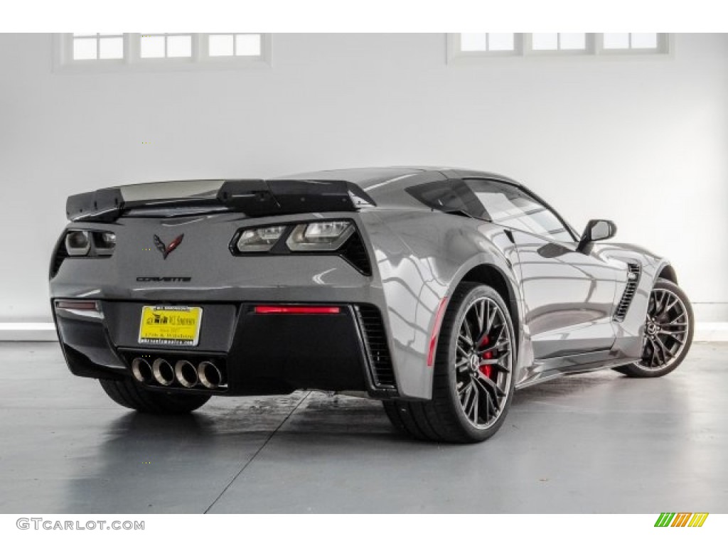 2015 Corvette Z06 Coupe - Shark Gray Metallic / Adrenaline Red photo #14