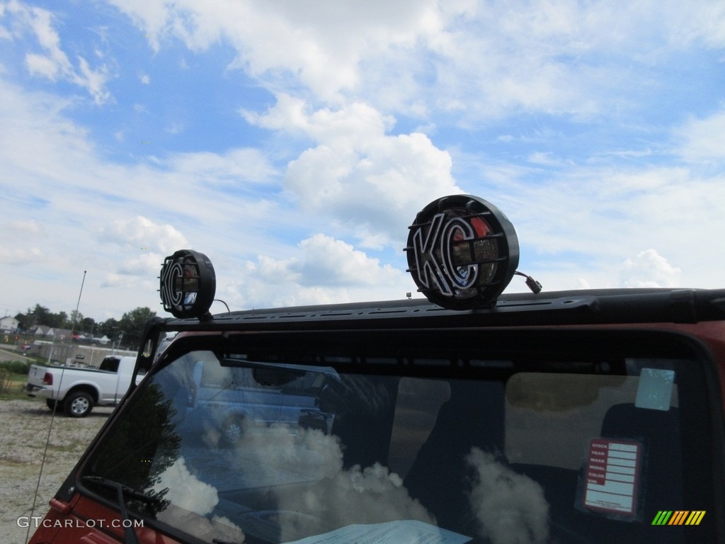 2005 Wrangler X 4x4 - Impact Orange / Dark Slate Gray photo #16