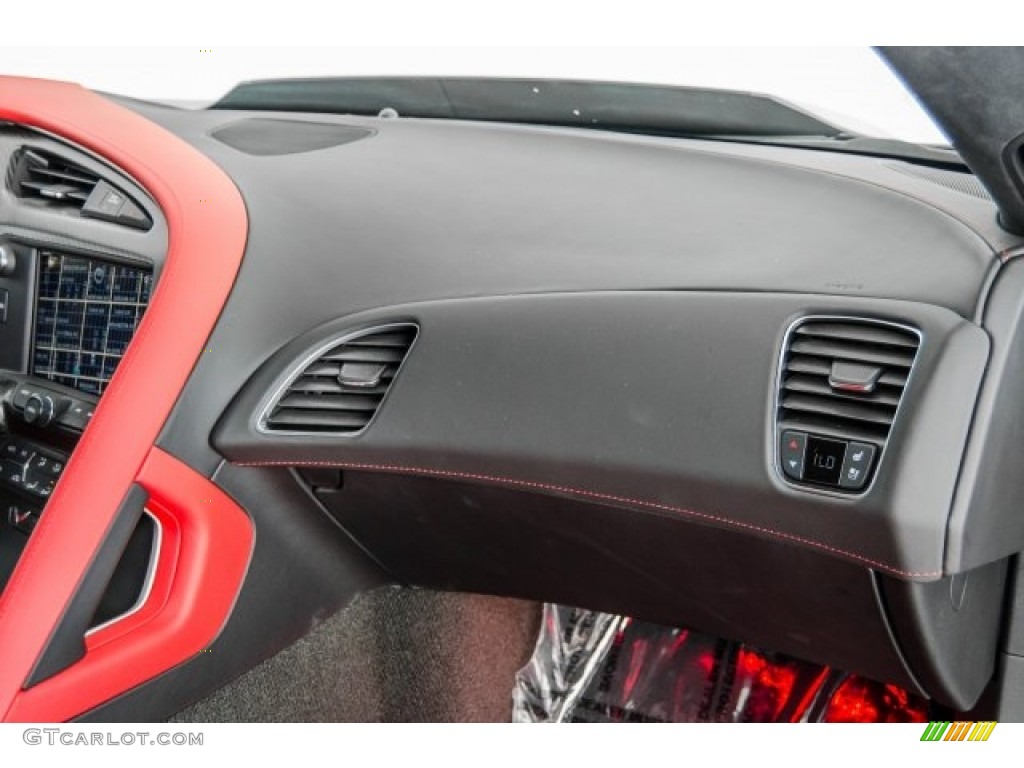 2015 Corvette Z06 Coupe - Shark Gray Metallic / Adrenaline Red photo #26