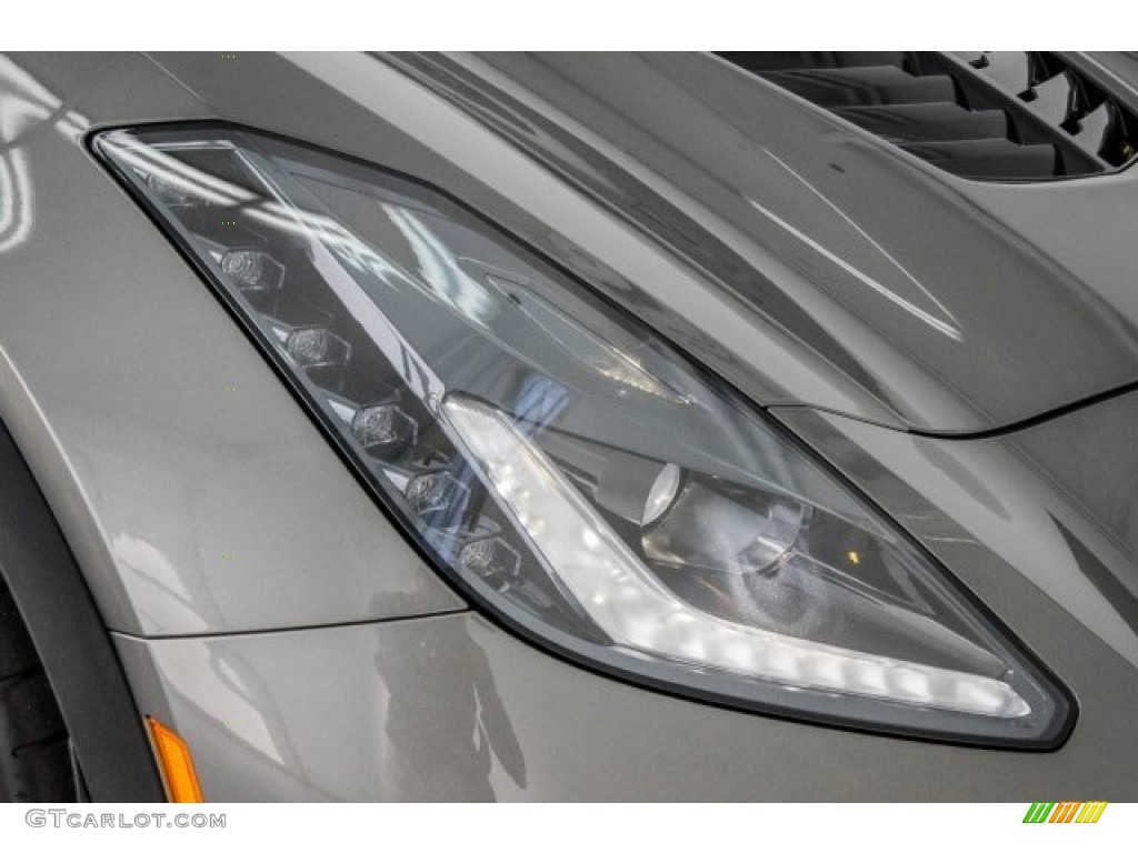 2015 Corvette Z06 Coupe - Shark Gray Metallic / Adrenaline Red photo #29