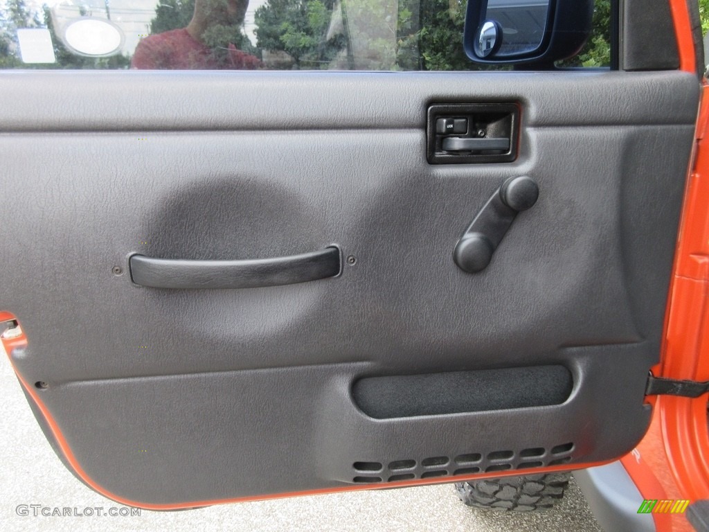 2005 Wrangler X 4x4 - Impact Orange / Dark Slate Gray photo #24