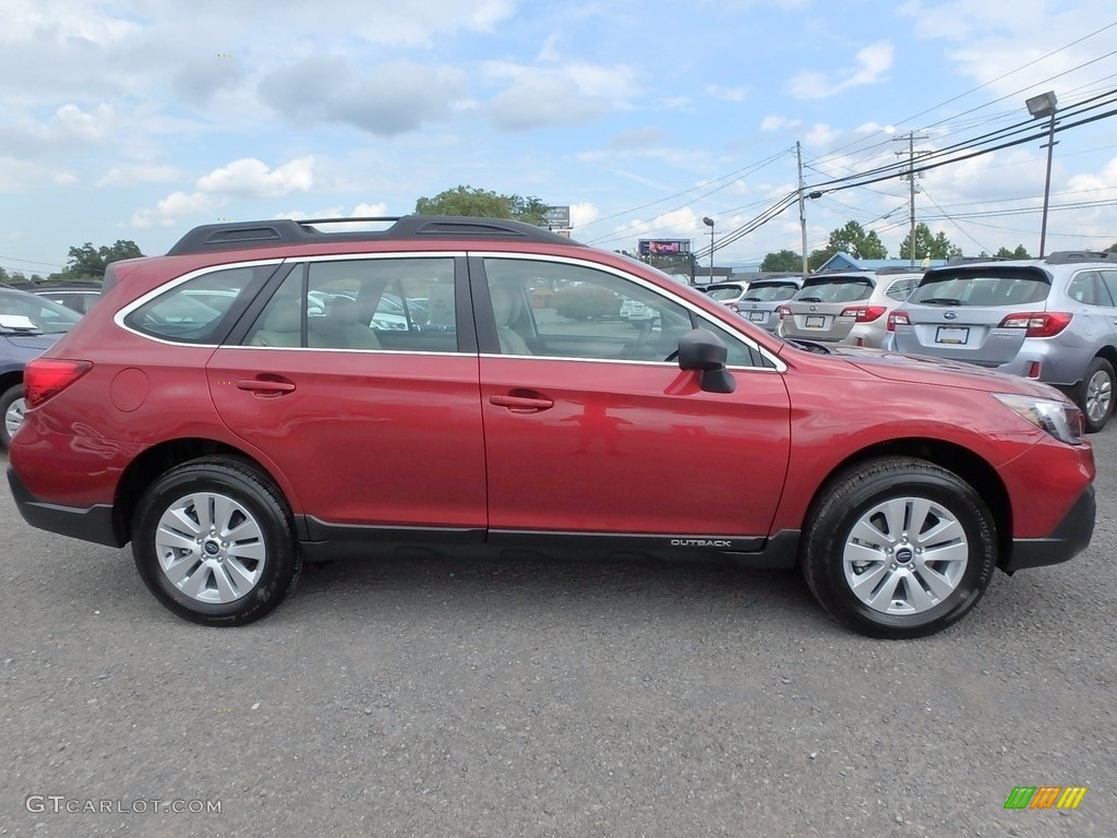 Crimson Red Pearl 2018 Subaru Outback 2.5i Exterior Photo #122505311