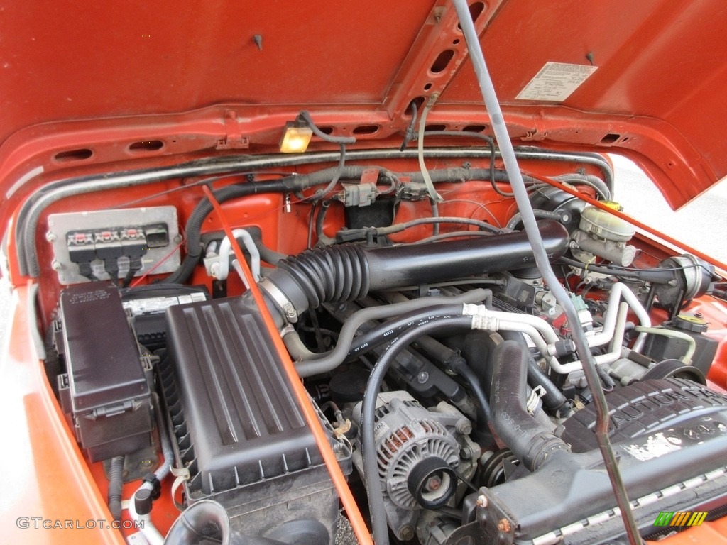 2005 Wrangler X 4x4 - Impact Orange / Dark Slate Gray photo #40