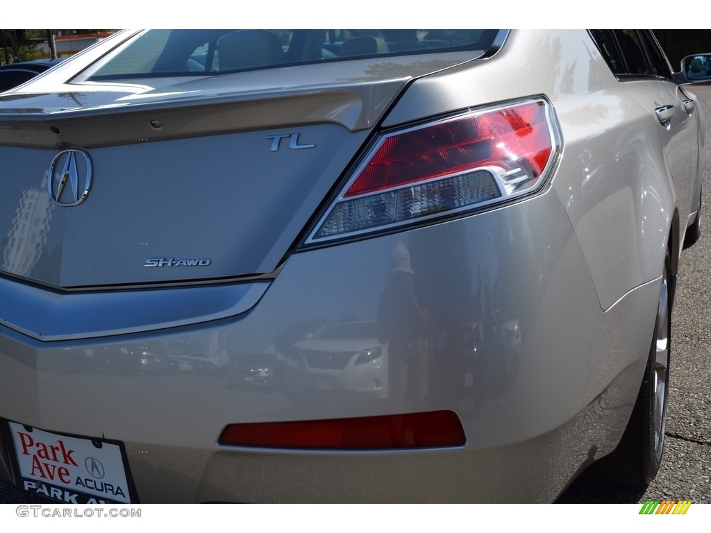 2010 TL 3.7 SH-AWD Technology - Grigio Metallic / Taupe photo #22