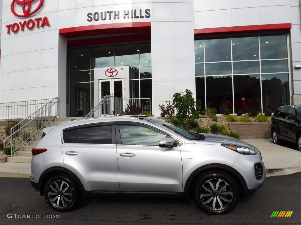 2017 Sportage EX AWD - Sparkling Silver / Gray photo #2