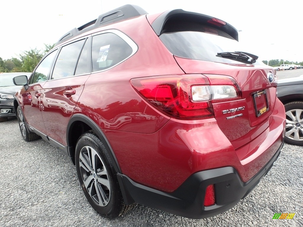 2018 Outback 2.5i Limited - Crimson Red Pearl / Ivory photo #6