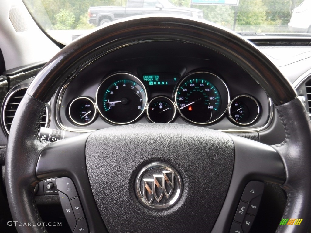 2014 Enclave Leather AWD - Cyber Gray Metallic / Ebony photo #27