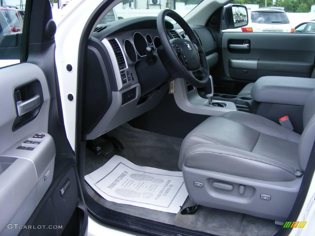 2008 Sequoia Limited - Super White / Graphite photo #5
