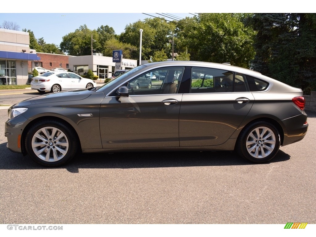 2017 5 Series 550i xDrive Gran Turismo - Callisto Grey Metallic / Mocha photo #5