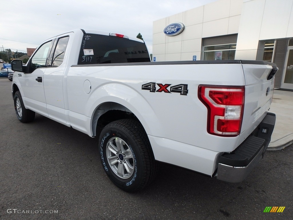 2018 F150 XLT SuperCab 4x4 - Oxford White / Earth Gray photo #7