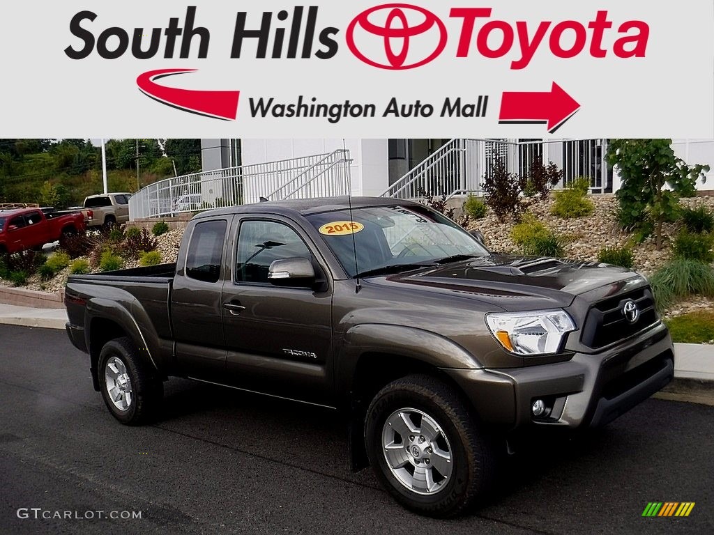 2015 Tacoma TRD Sport Access Cab 4x4 - Pyrite Mica / Graphite photo #1