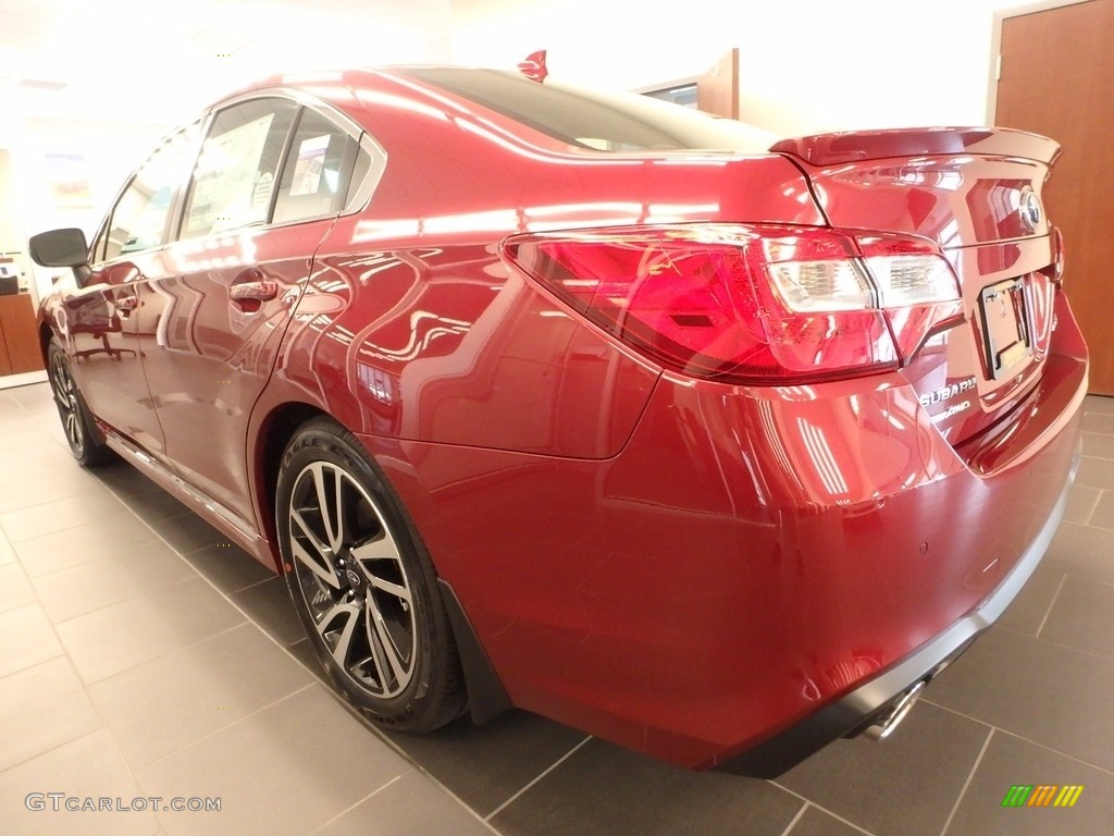 2018 Legacy 2.5i Sport - Crimson Red Pearl / Two-Tone Gray photo #5