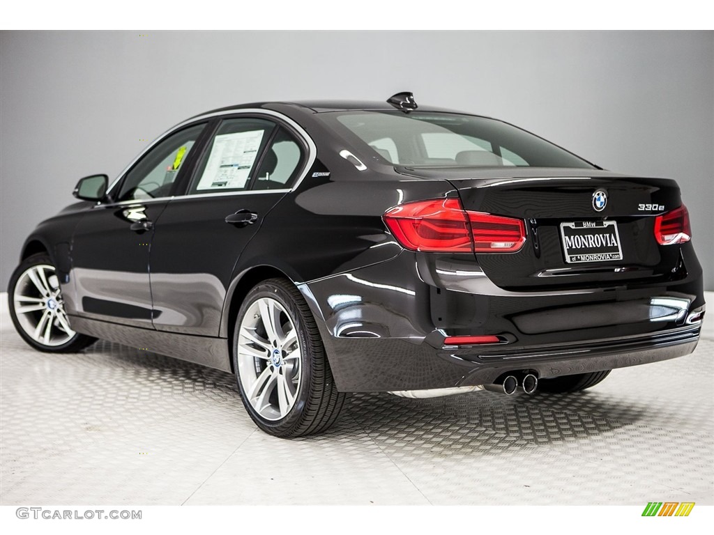2018 3 Series 330e iPerformance Sedan - Jet Black / Black photo #3