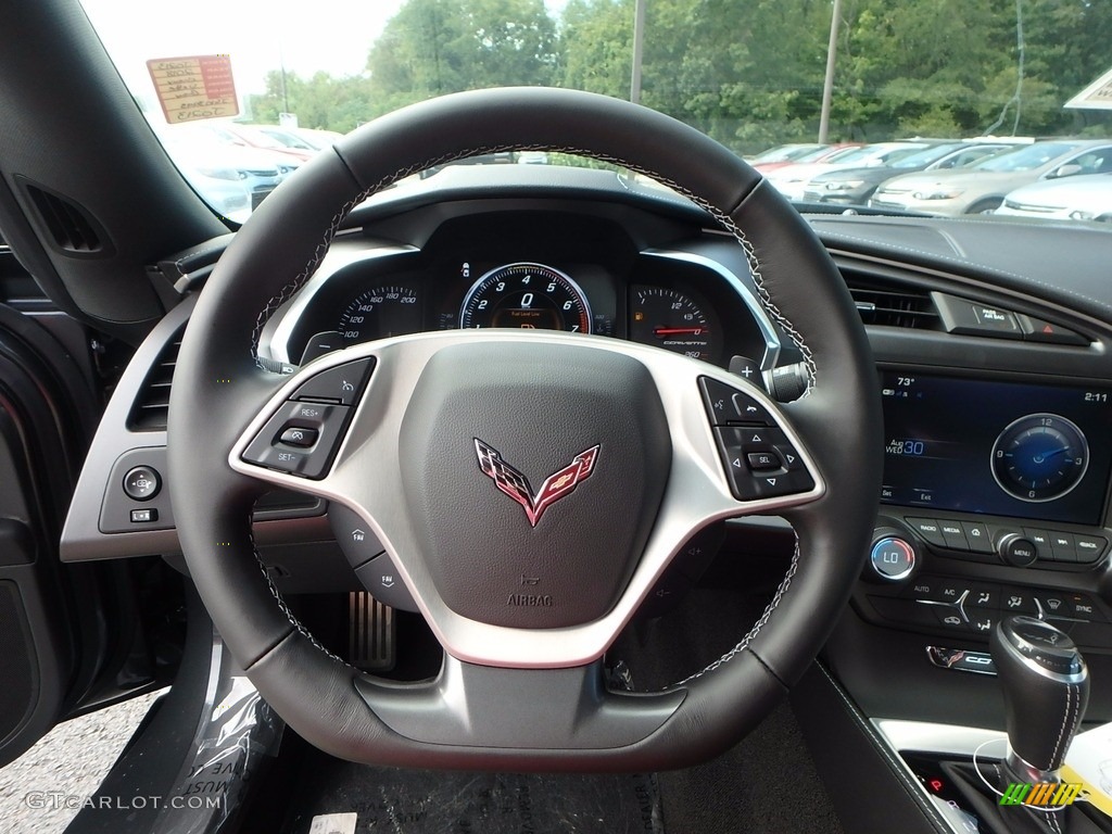 2018 Corvette Stingray Coupe - Watkins Glen Gray Metallic / Jet Black photo #15