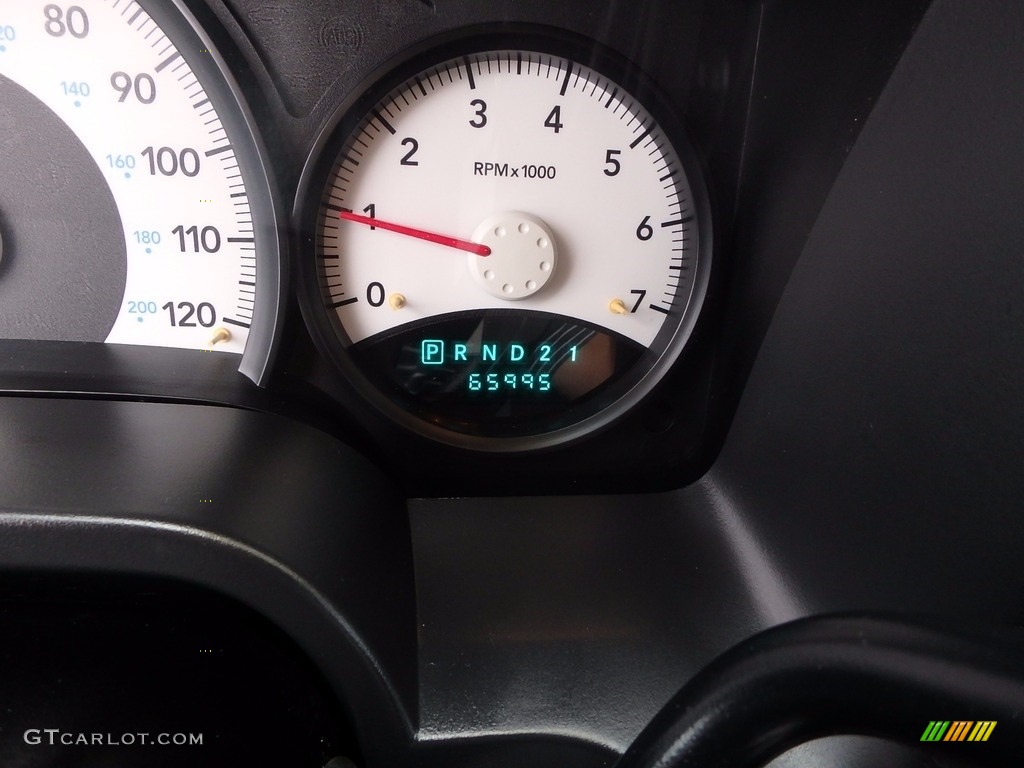 2011 Dakota Big Horn Crew Cab 4x4 - Brilliant Black Crystal Pearl / Dark Slate Gray/Medium Slate Gray photo #20