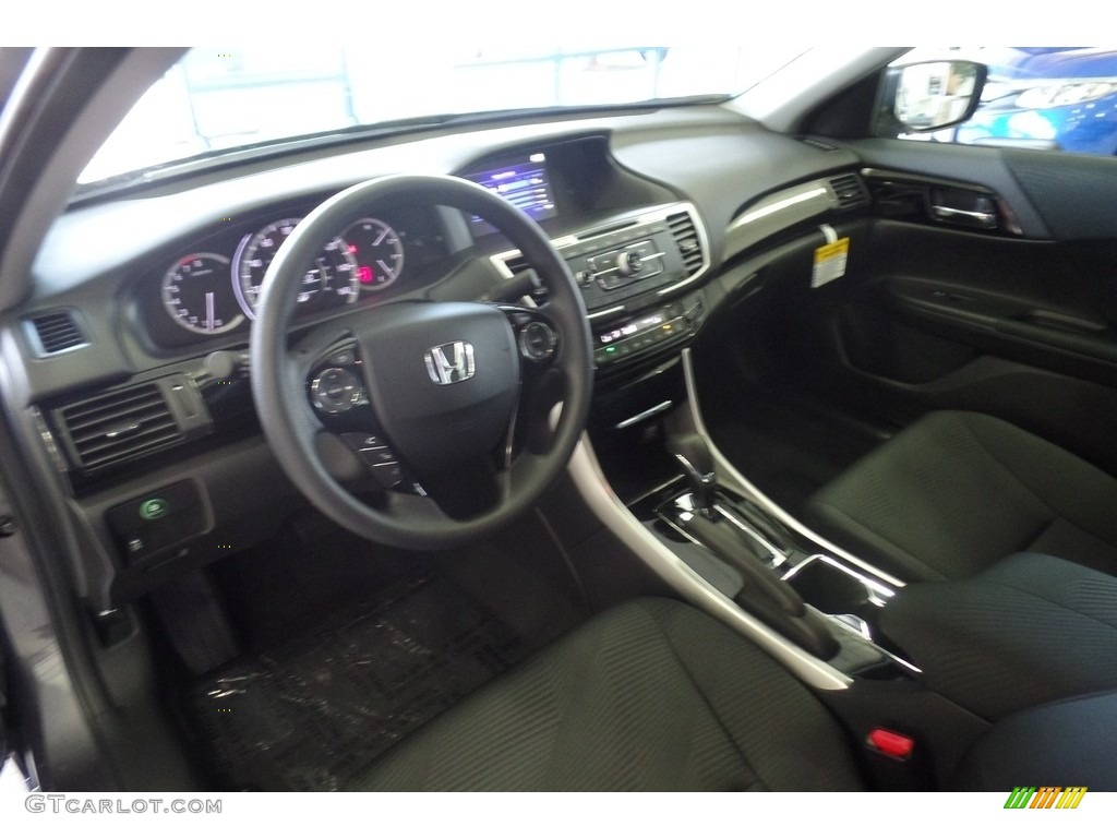 2017 Accord LX Sedan - Modern Steel Metallic / Black photo #6