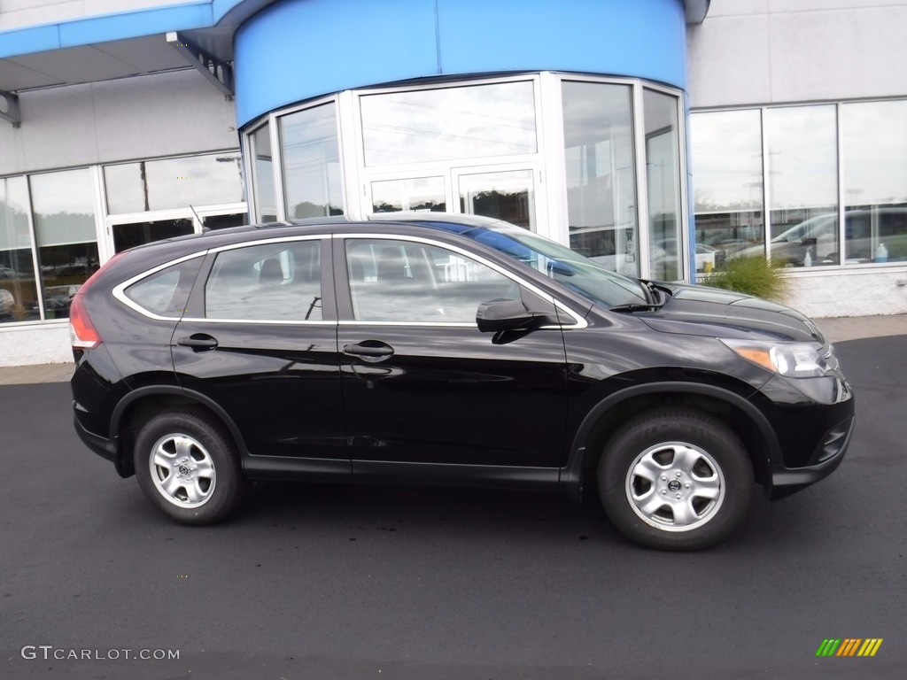 2014 CR-V LX AWD - Crystal Black Pearl / Black photo #2