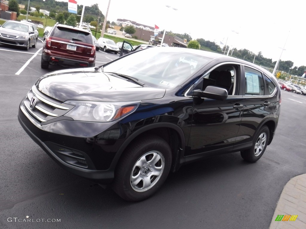 2014 CR-V LX AWD - Crystal Black Pearl / Black photo #5