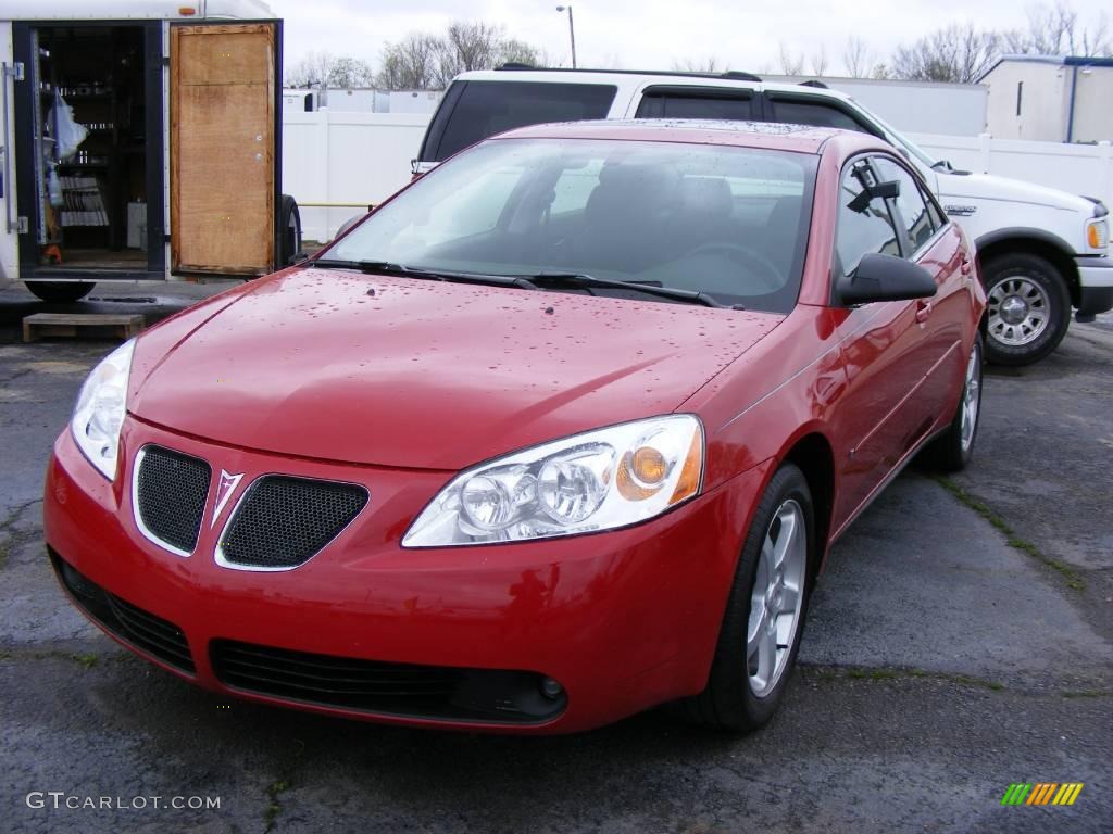 2007 G6 V6 Sedan - Crimson Red / Ebony photo #1