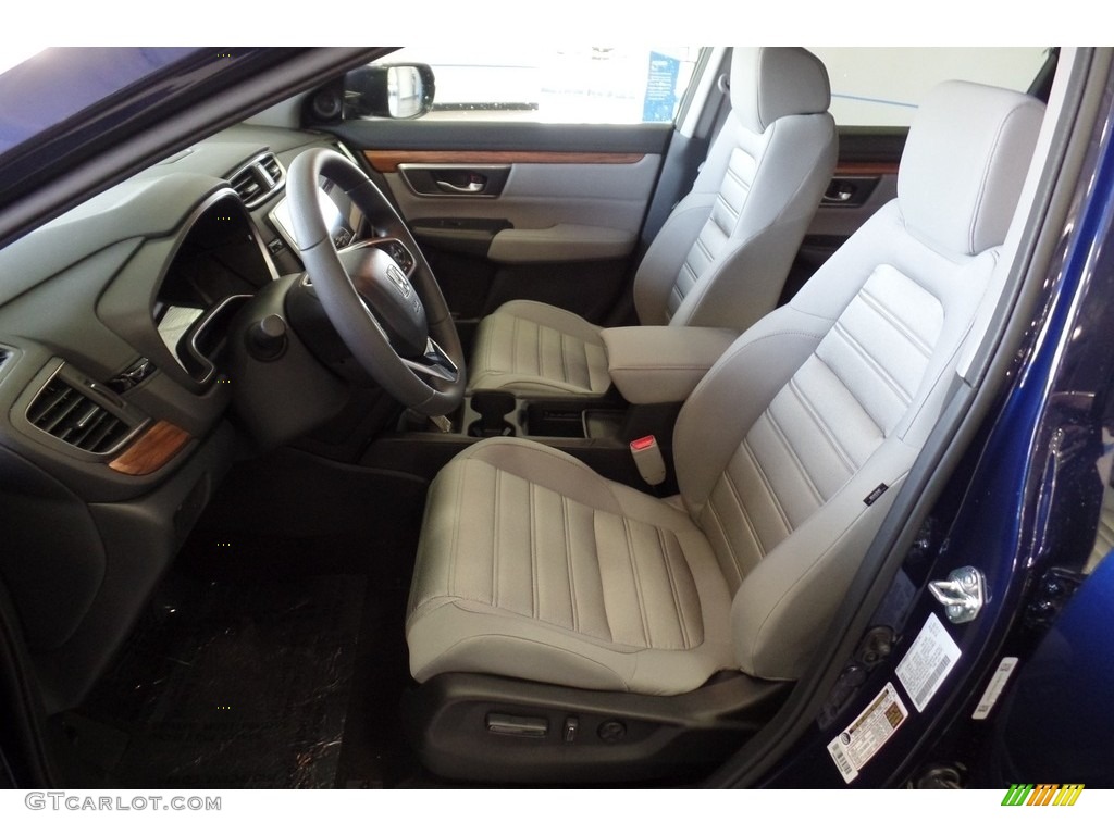 2017 CR-V EX AWD - Obsidian Blue Pearl / Gray photo #9