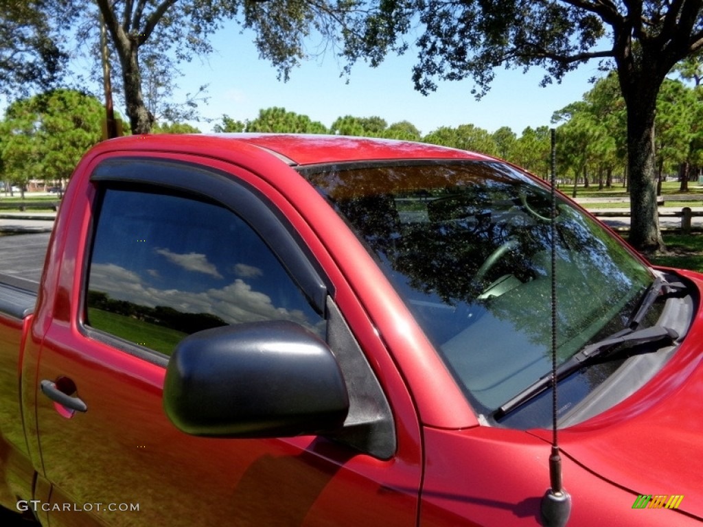 2006 Tacoma Regular Cab - Impulse Red Pearl / Graphite Gray photo #18
